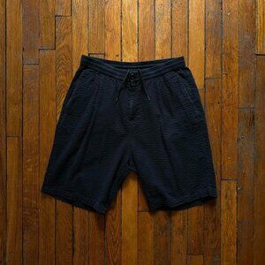 Stussy Seersucker‎ Bryan Short Size S Men Black Textured Festival Summer